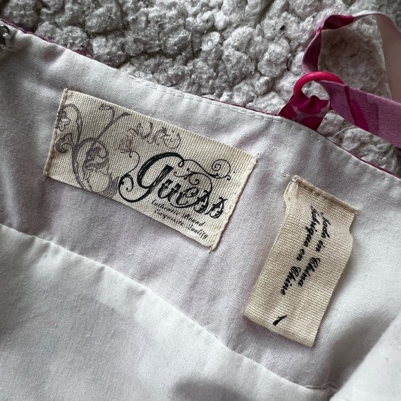 Guess silky pink flowered dress - Picture 4 of 4